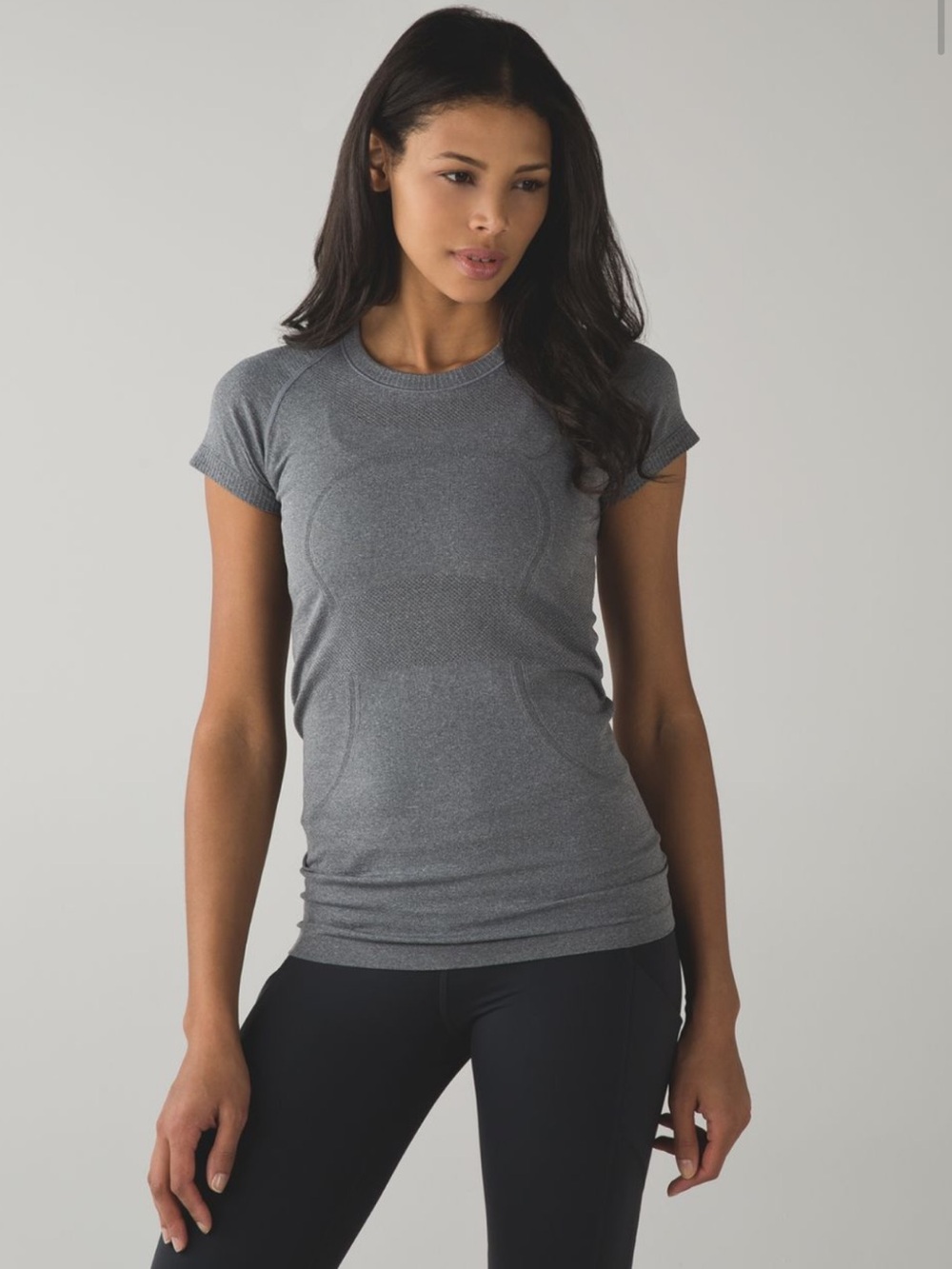 Lululemon Swiftly Tech Short Sleeve Crew Gray Slate W3F15S 6